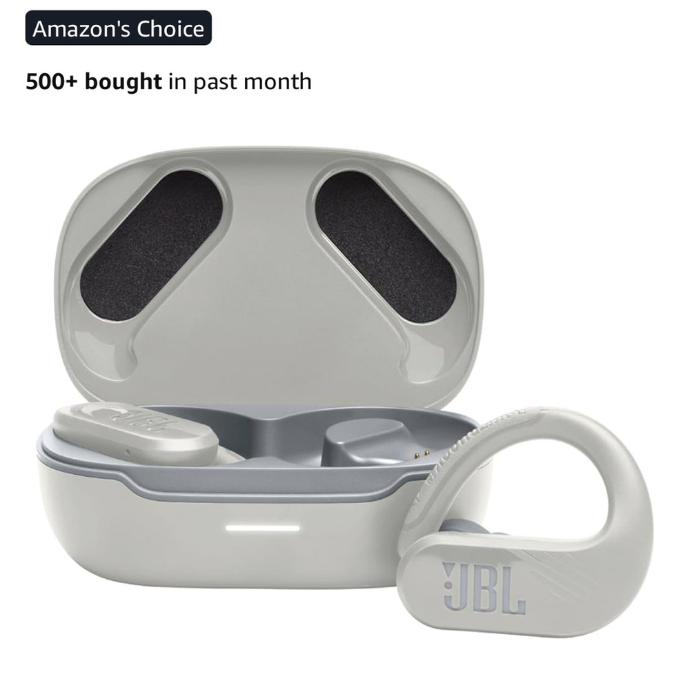 JBL Wireless Earbuds in Light Gray